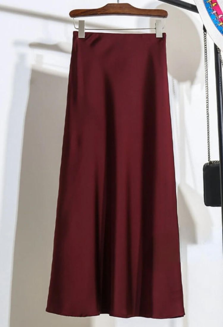 Eterna Satin Skirt - ⚡ Limited Stock