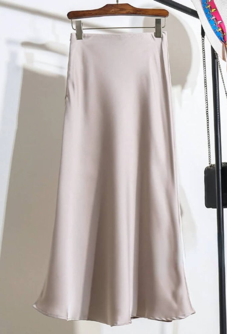 Eterna Satin Skirt - ⚡ Limited Stock