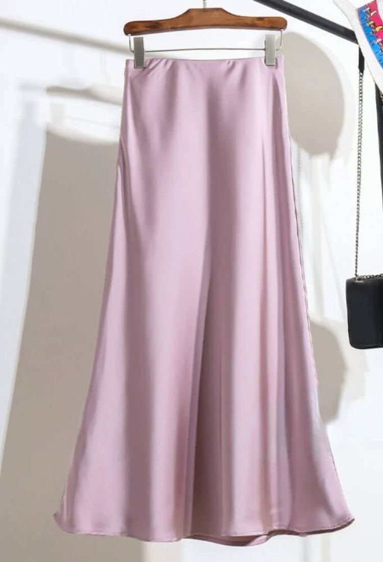 Eterna Satin Skirt - ⚡ Limited Stock