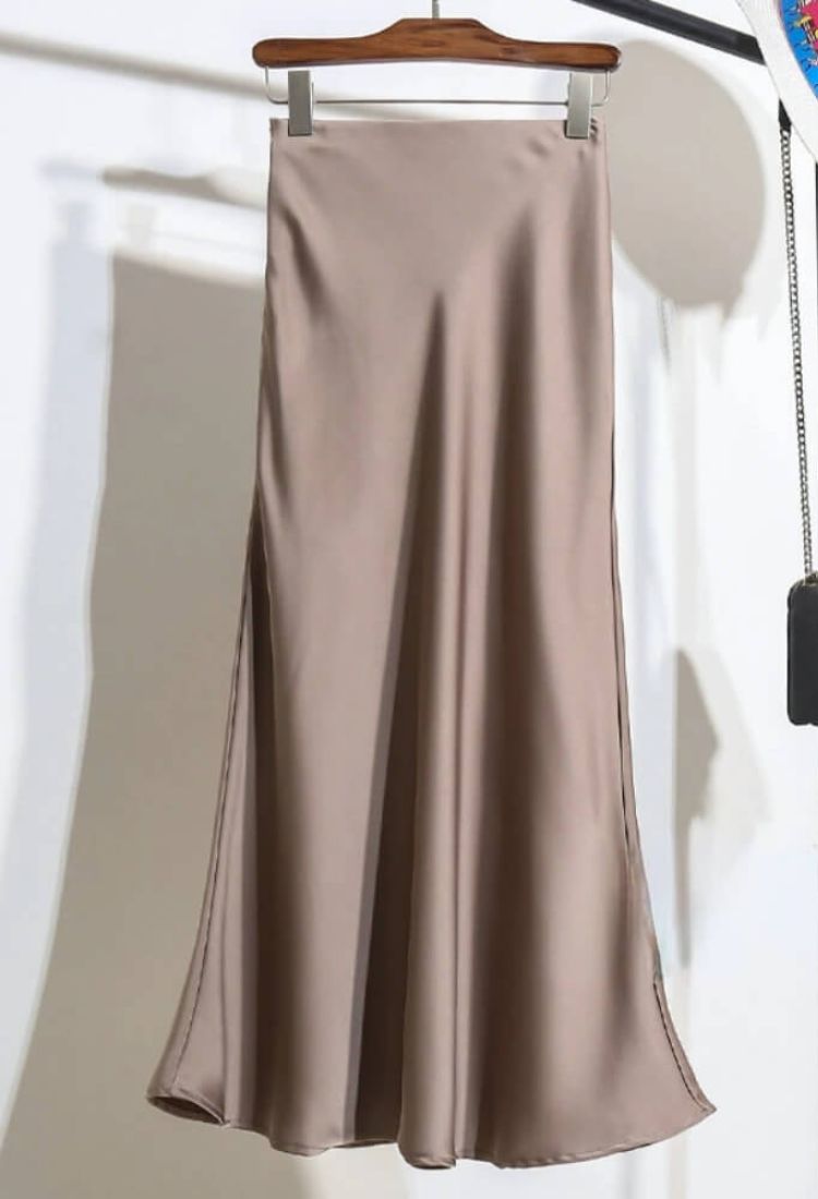 Eterna Satin Skirt - ⚡ Limited Stock