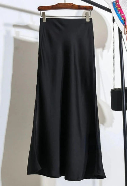 Eterna Satin Skirt - ⚡ Limited Stock