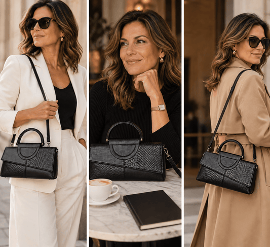 Elara|Textured Handbag