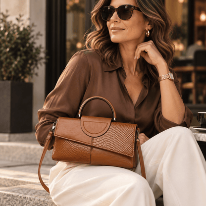 Elara|Textured Handbag