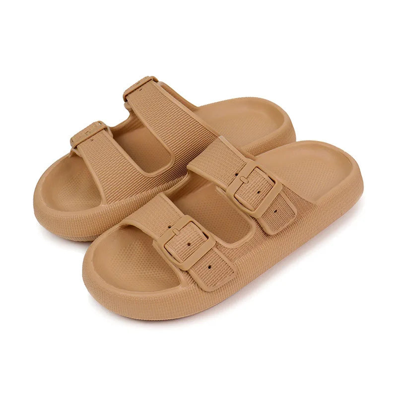 Cushion Sandals Women Men Cloud Soft Sole Slides Platform Slippers Eva Outdoor Sandals Non-slip Home Ciabatte Uomo Flip Flop