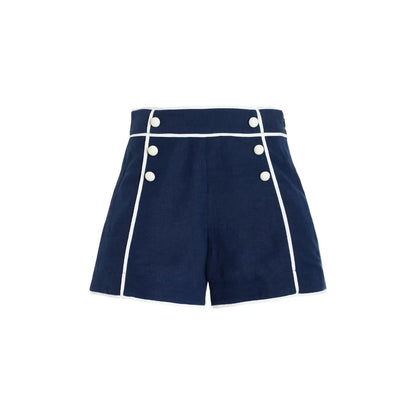 New Swimsuit New Navy Strapless Simple One-piece Swimwear Set for Summer Women in Stock
