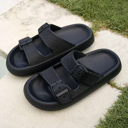Cushion Sandals Women Men Cloud Soft Sole Slides Platform Slippers Eva Outdoor Sandals Non-slip Home Ciabatte Uomo Flip Flop