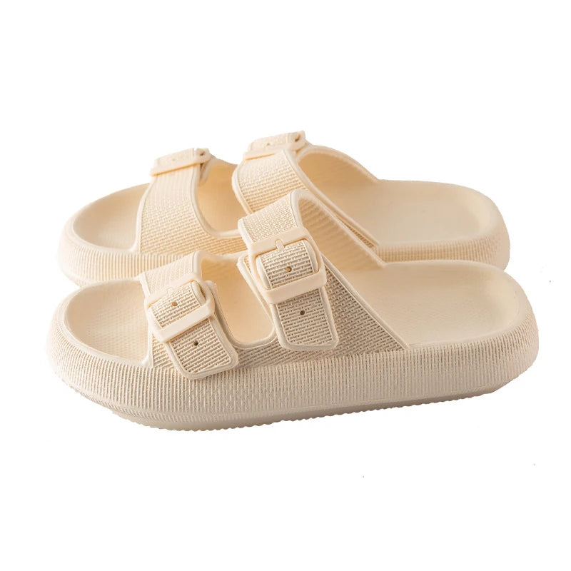 Cushion Sandals Women Men Cloud Soft Sole Slides Platform Slippers Eva Outdoor Sandals Non-slip Home Ciabatte Uomo Flip Flop