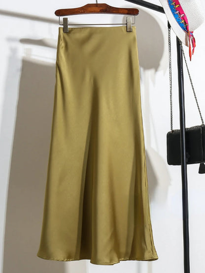 Eterna Satin Skirt - ⚡ Limited Stock