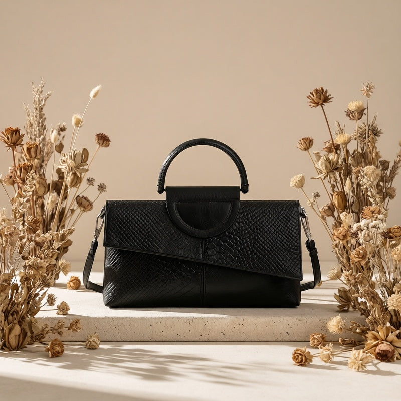 Elara|Textured Handbag