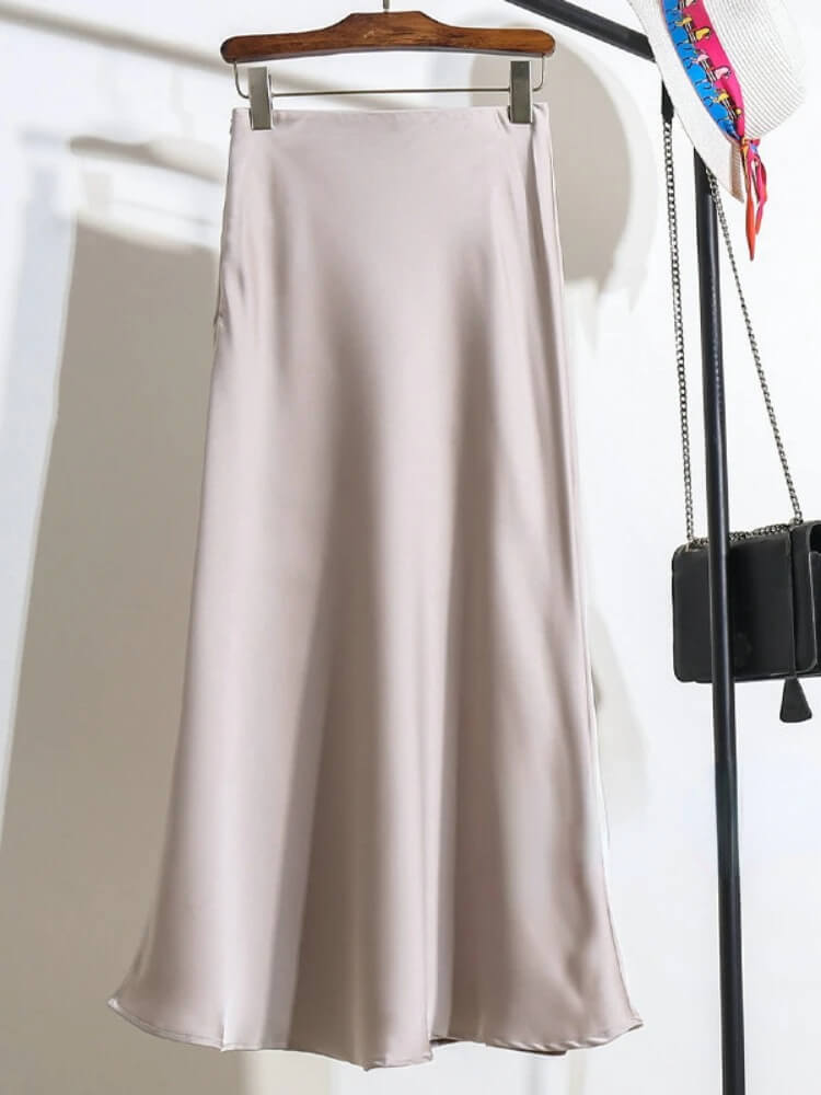 Eterna Satin Skirt - ⚡ Limited Stock