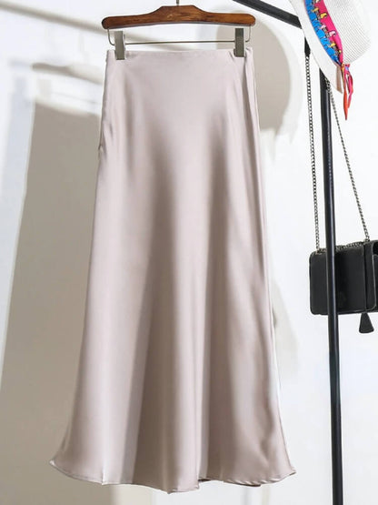 Eterna Satin Skirt - ⚡ Limited Stock