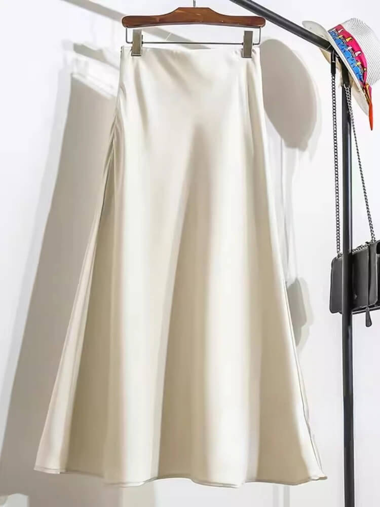 Eterna Satin Skirt - ⚡ Limited Stock