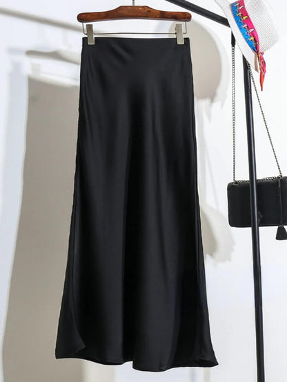Eterna Satin Skirt - ⚡ Limited Stock
