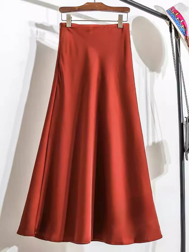 Eterna Satin Skirt - ⚡ Limited Stock